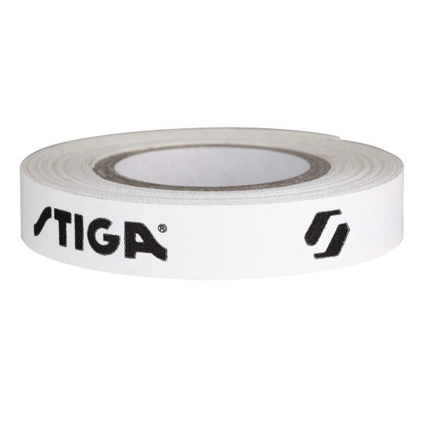 STIGA Kantenband 9 mm / 5 m weiß/schwarz
