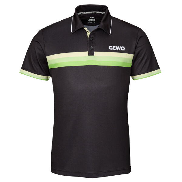 GEWO Poloshirt Santiago schwarz/lime XL