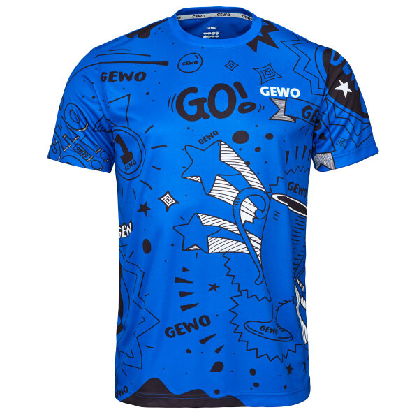GEWO Shirt Graffiti royal L
