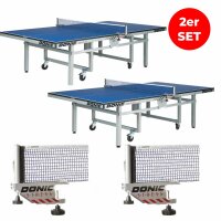 2er Set DONIC Tisch Delhi 25 inkl. Netz Stress
