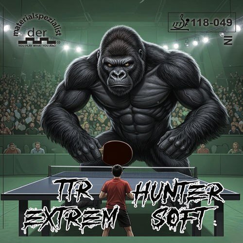 Der Materialspezialist Belag TTR Hunter Extrem Soft