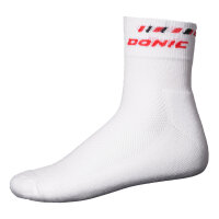 DONIC Socken ETNA Weiß-Rot-Schwarz senior (41 - 46)