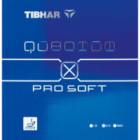 Tibhar Belag Quantum X Pro Soft schwarz 2,3 mm