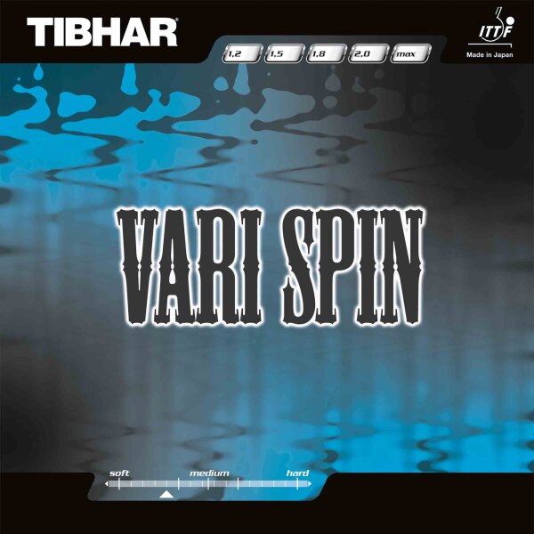 Tibhar Belag Vari Spin Schwarz 1,8 mm