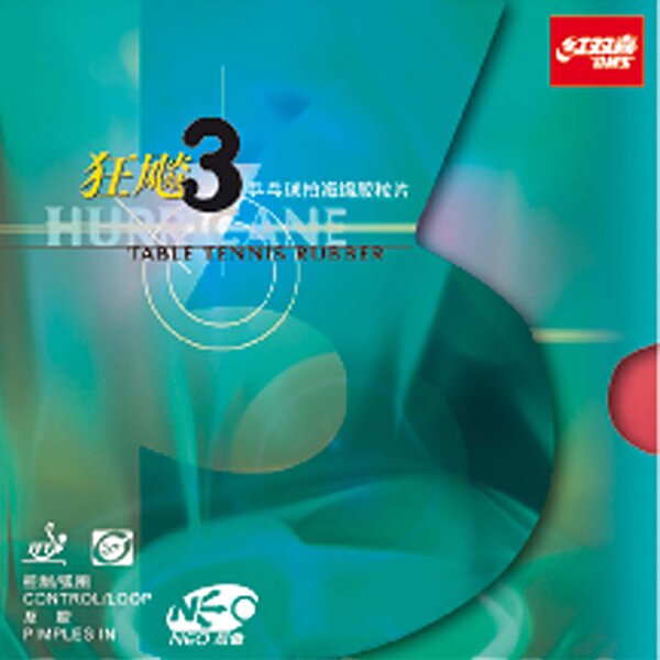 DHS Belag Neo Hurricane 3 MID 39° rot 2,1 mm