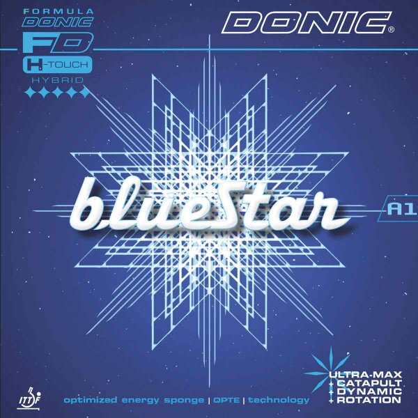 DONIC Belag BlueStar A1 rot 2,0 mm