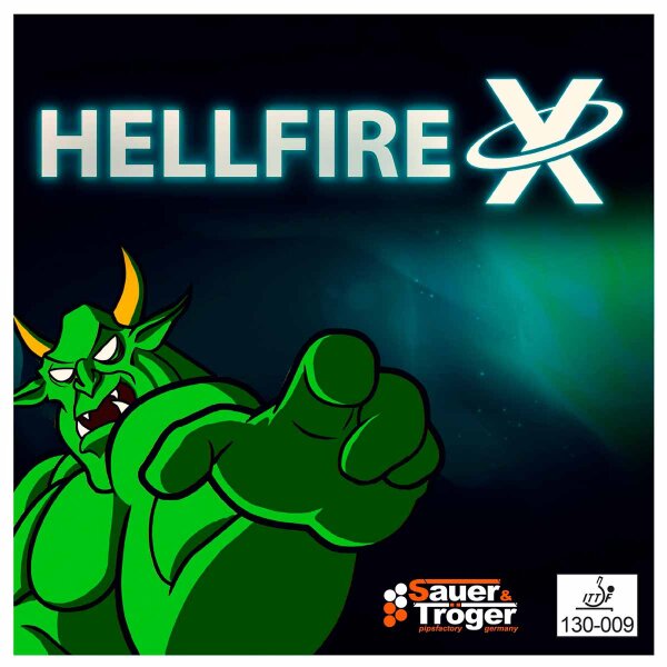 Sauer & Tröger Belag Hellfire X grün OX