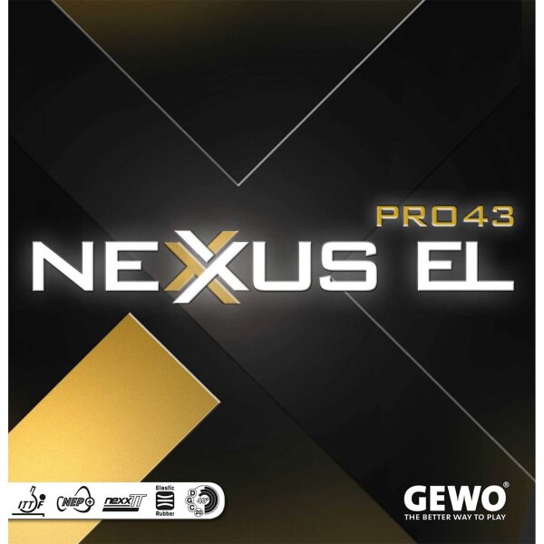 Gewo Belag Nexxus EL Pro 43 rot max