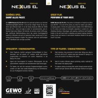 Gewo Belag Nexxus EL Pro 43 rot max