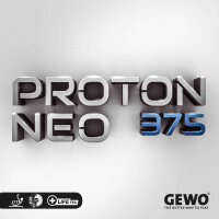 Gewo Belag Proton Neo 375 schwarz 2,0 mm