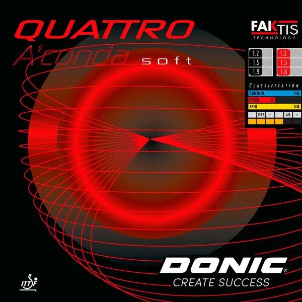 DONIC Belag Quattro Aconda soft