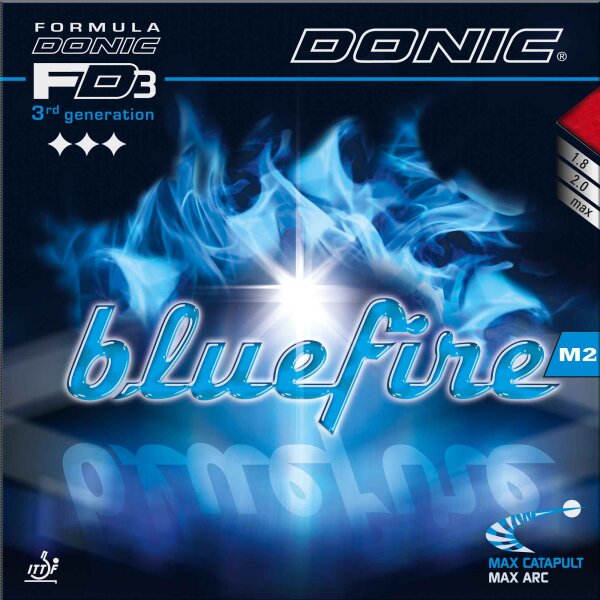 DONIC Belag Bluefire M2 blau 2,0 mm