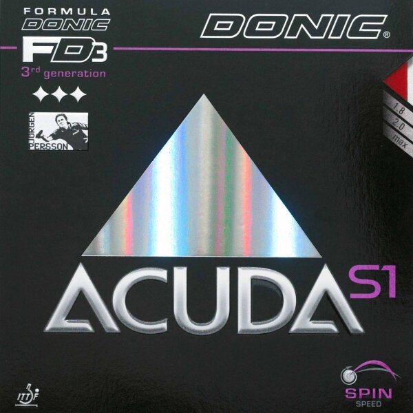 DONIC Belag Acuda S1 rot max