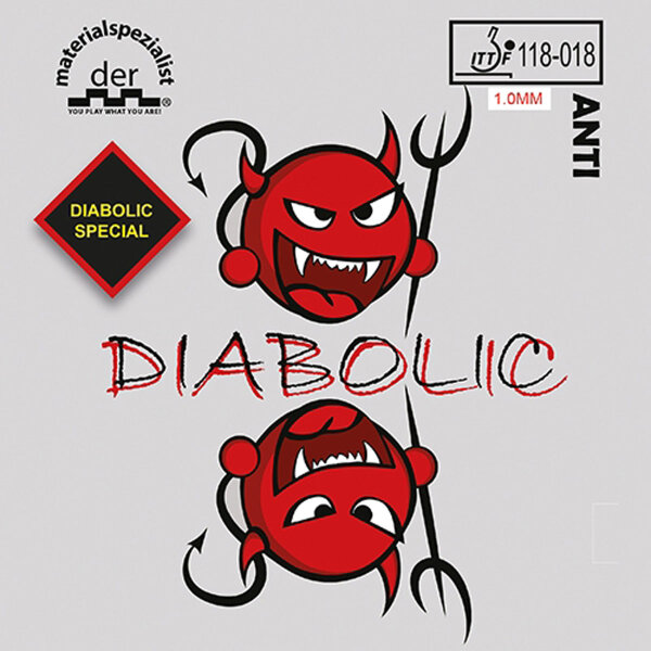 Der Materialspezialist Belag Diabolic Special