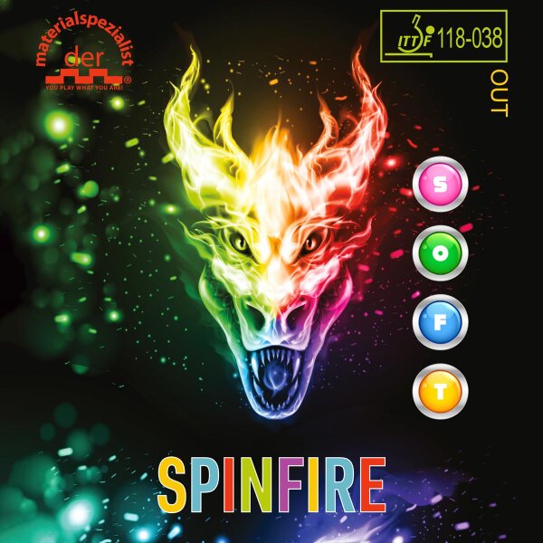 Der Materialspezialist Belag Spinfire Soft