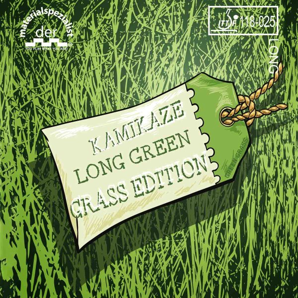 Der Materialspezialist Belag Kamikaze Long Green Grass