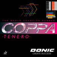 DONIC Belag Coppa Tenero schwarz 1,8 mm