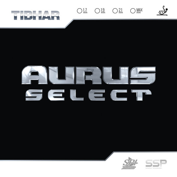 Tibhar Belag Aurus Select rot 1,7 mm