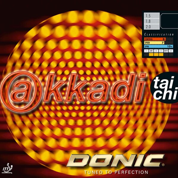 DONIC Belag Akkadi Taichi rot 1,5 mm