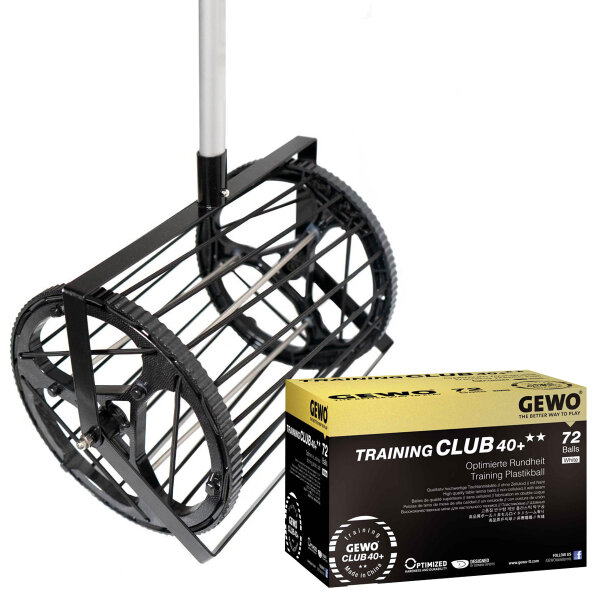 GEWO Set 1x Ballaufsammler + 1x GEWO Ball Training Club 40+**72er