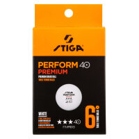 STIGA Ball Perform Premium *** ABS 6er weiß