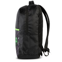 Gewo Rucksack Stripes schwarz/lime