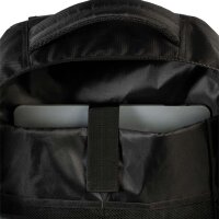 Gewo Rucksack Stripes schwarz/lime
