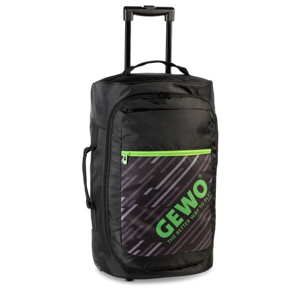 Gewo Trolley Stripes M schwarz/lime