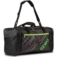 Gewo Sporttasche Stripes L schwarz/lime