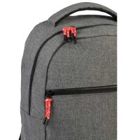 Gewo Rucksack Spy grau/rot