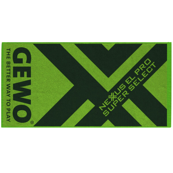 Gewo Handtuch Super Select schwarz/grün
