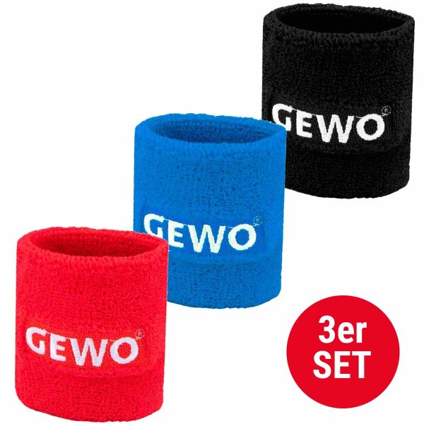 Gewo Set 3x Schweißband