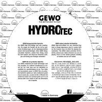 Gewo HydroTec Tensor Belagschutzfolie