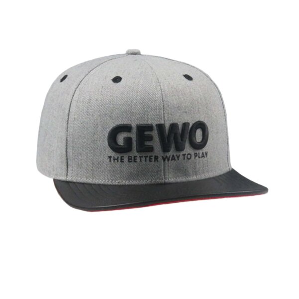 Gewo Snapback-Cap grau/rot