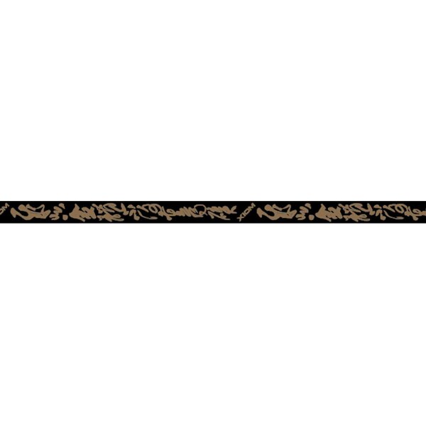 Xiom Kantenband Mandarin 12 mm/5 m schwarz/gold