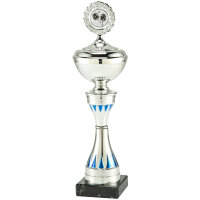 Pokal Diana silber/blau