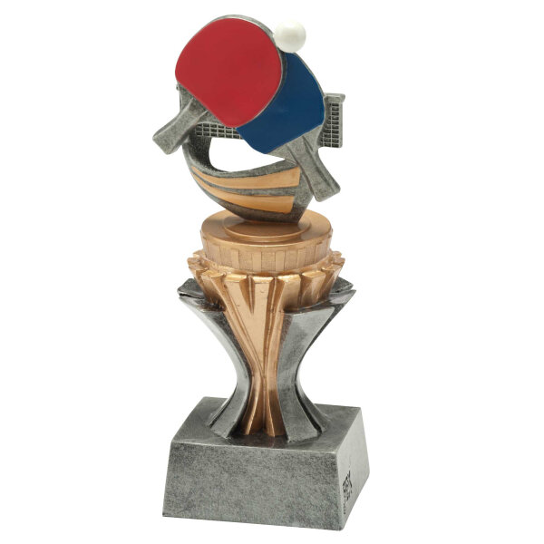 Pokal Flexx mit Schläger silber/gold