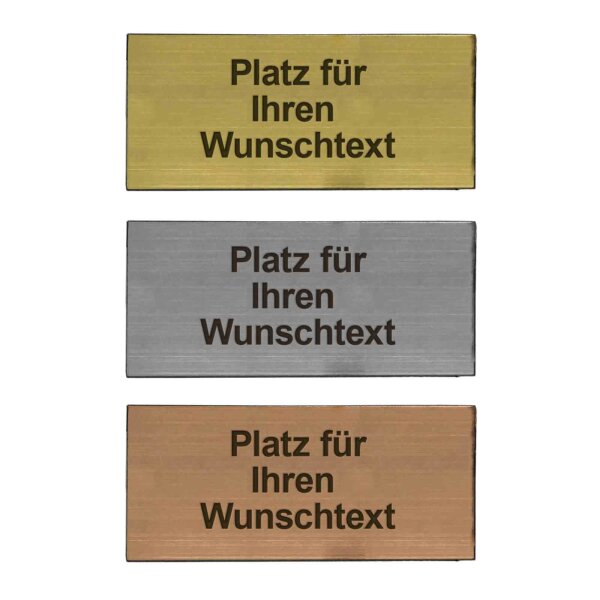 Gravurschild inkl. Gravur