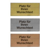 Gravurschild inkl. Gravur