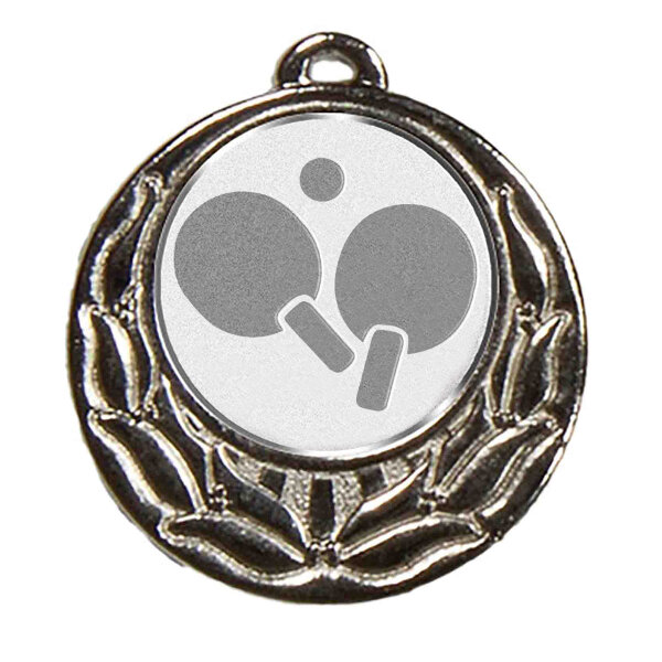 Medaille Rose mit Emblem 40mm