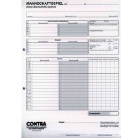 Spielblock WTTV 2 Doppel/12 Einzel