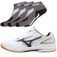 Mizuno Set Schuh Wave Drive 9 + 3 x Gewo Kurzsocke Short...