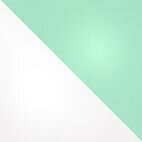 weiß/mintgrün